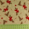 Fabric by the metre - 263 Christmas - Festive Foxes - Silver